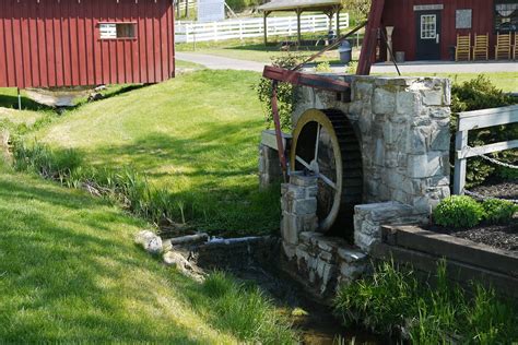 Water Wheel At The Amish Museum Intercourse Pennsylvania Flickr