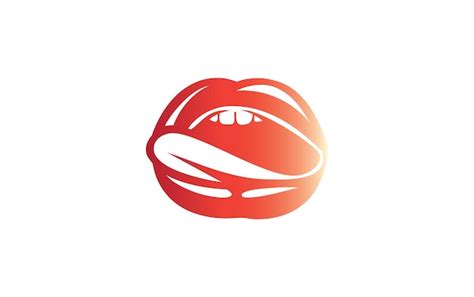 Premium Vector Lips Icon And Symbol Vector Template Lips With Lipstick