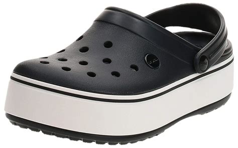 Crocs™ Crocband Platform Clog In Blackwhite Black Save 27 Lyst