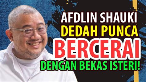 Boom Afdlin Shauki Dedah Punca Bercerai Dengan Bekas Isteri Ramai Tak