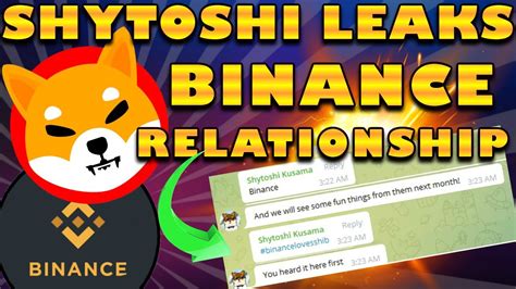 Awesome Shytoshi Teases New Shiba Inu Relationship With Binance