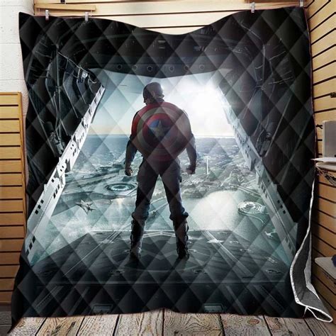 Captain America Avengers Infinity War Movie Quilt Blankets