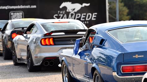 Mustang Stampede from Dearborn to Detroit