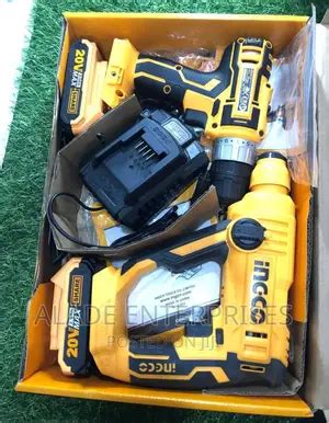 INGCO 2PCS COMBO KIT Drill Machine Rotary Hammer CKLI2008 In Lagos