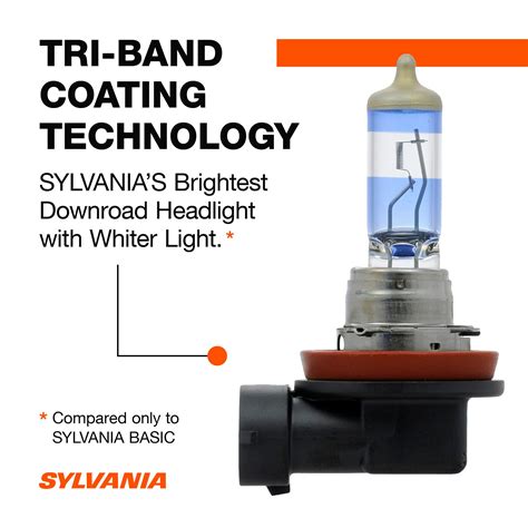 SYLVANIA H11 SilverStar Ultra High Performance Halogen Headlight