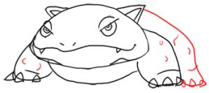 Step By Step Drawing Lesson How To Draw Venusaur From Pokemon For