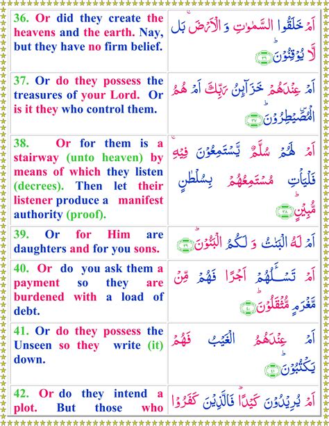 Surah At Toor English Quran O Sunnat