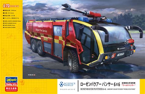 Rosenbauer Panther 6x6 Aircraft Rescue and Firefighting Vehicle World ...