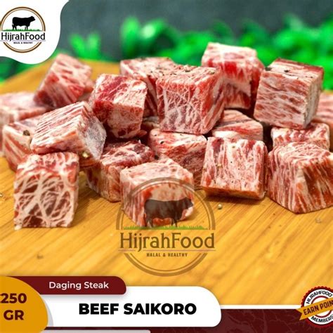 Jual Beef Saikoro Wagyu Meltique Cubes Premium Daging Sapi Saikoro