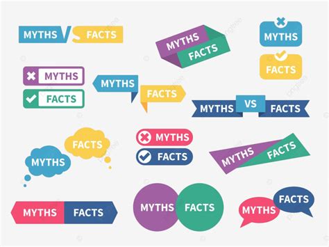 Truth Lie Vector Hd Png Images Myths Facts Truth Lie Vs Bubble And Concepts Png Image For