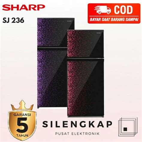 Jual Lemari Es Pintu Sharp Sj Mg Kulkas Sharp Pintu Sj Mg Gb