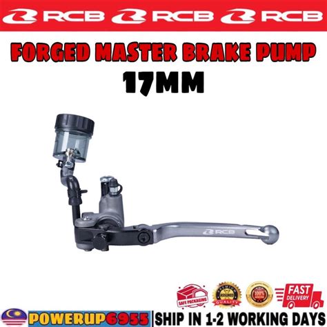 RCB S1 FORGED MASTER BRAKE BREK PUMP17MM LEFT KIRI RIGHT KANAN RACING