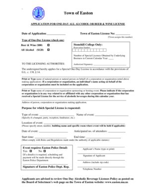 Fillable Online Town Of Easton Fax Email Print Pdffiller