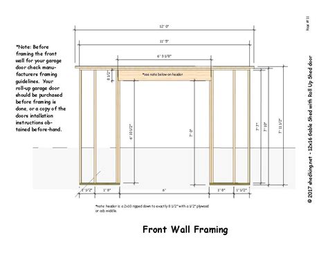 Garage Door Framing Diagram Garage Door Opening Jamb Prepara