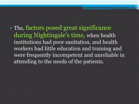 Florence Nightingale S Environment Theory Ppt