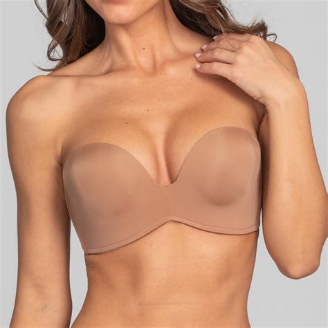 Soutien Gorge Bandeau Armatures Beige Bandeau 3 SUISSES