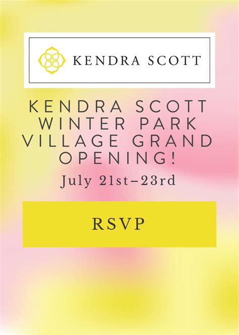 Kendra Scott Winter Park Village Grand Opening