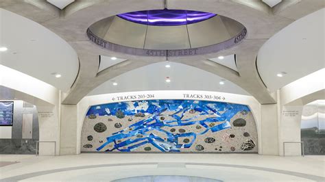 Grand Central Madison Is Adorned With Vibrant Glass Mosaics Azure