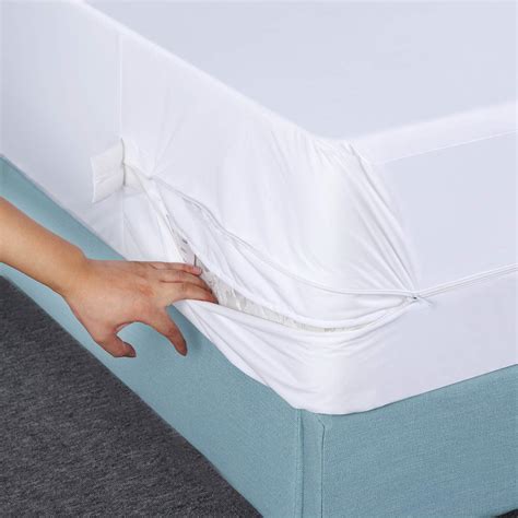 Zippered Box Spring Encasement Bed Bug Proof Waterproof Cover Utopia