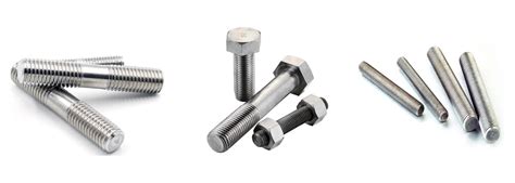 Stainless Steel 316 316L Stud Bolts Manufacturer Exporter Ubique