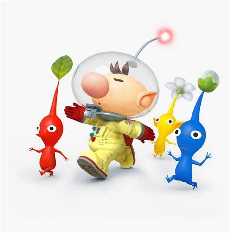 Captain Olimar Png Olimar And Pikmin Transparent Png Kindpng