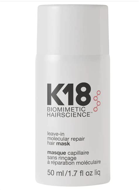 K18 Hair Leave In Molecular Repair Hair Mask Review Popsugar Beauty