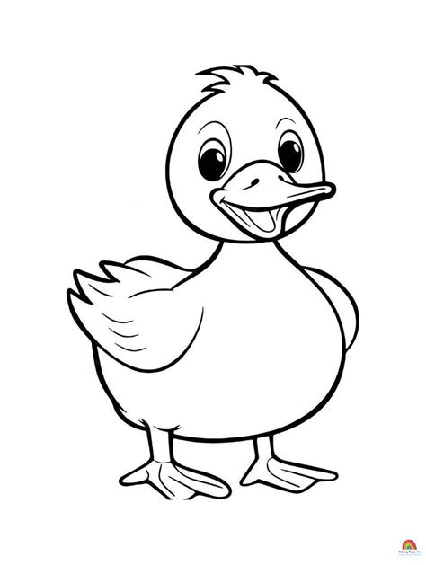 Duck Coloring Pages Printable Free By Coloringpagesicu On Deviantart