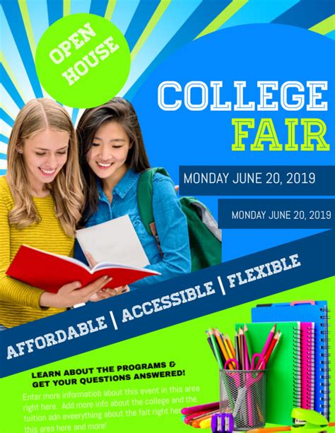 School Fair Poster Template Postermywall