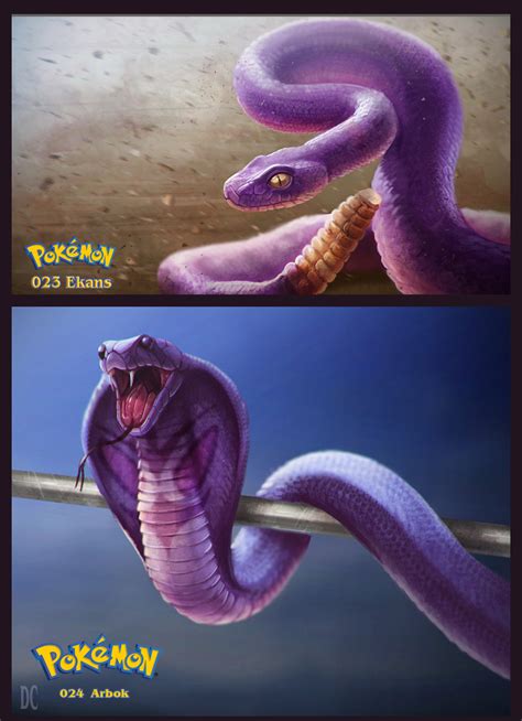 023 024 Ekans And Arbok By DanteCyberMan On DeviantArt