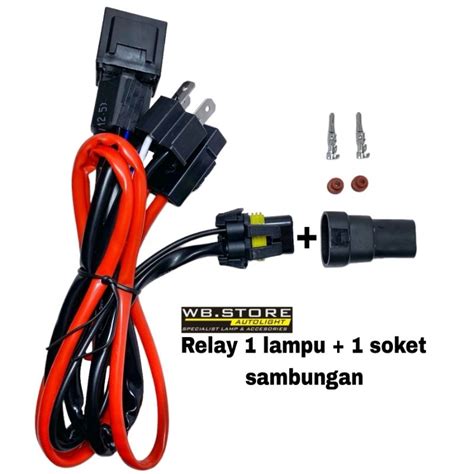 Jual Kabel Relay Set Biled Motor Mobil Pnp H Dan Semua Kendaraan