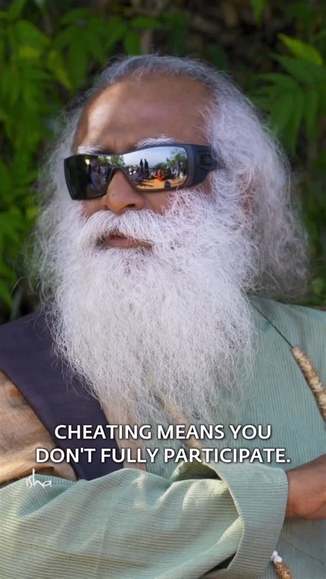 Cheating Rsadhguru