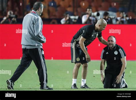 Cairo Egypt Th July Algeria S National Team Coach Djamel