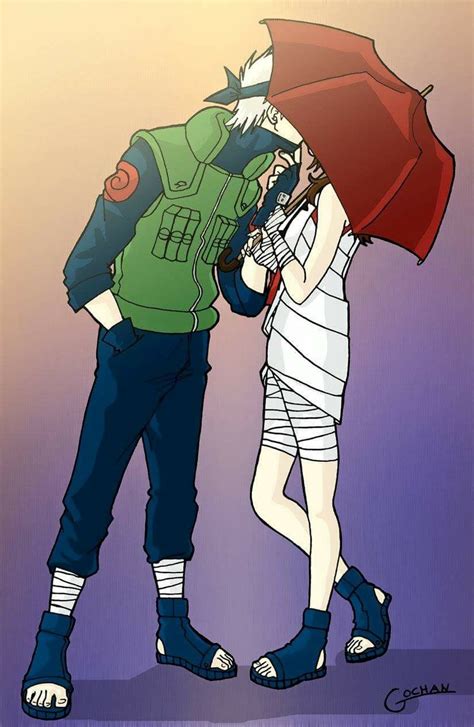 Strange Couple Kakashi Hatake And Kurebai Yuhi ♥♥♥ Cute Fanart