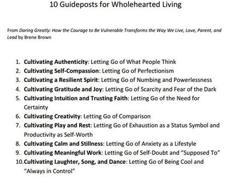 Love Parents Daring Greatly Guideposts Brene Brown Perfectionism