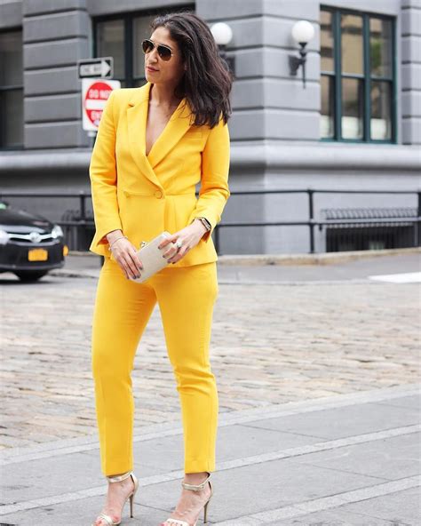 Pantsuits For Women Pantsuits Outfit Yellow Pantsuit Pantsuit