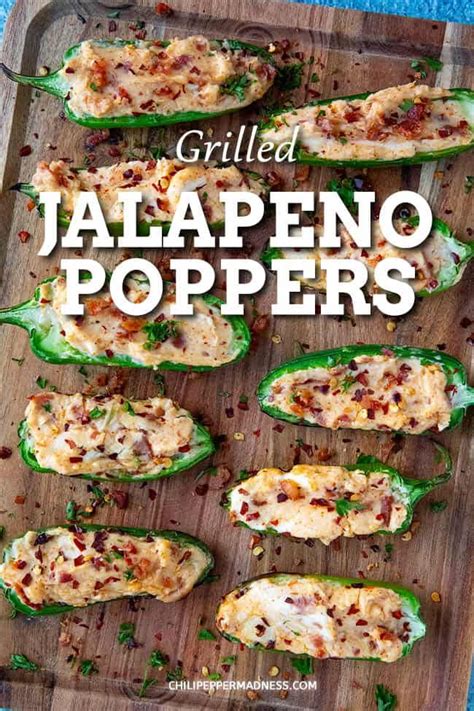 These Grilled Jalapeno Poppers Are Stuffed With A Mix Of Cheeses