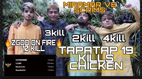 Tapatap 19 Kill Chiken Dinner Zgod 10 Killls Tapatap On Fire In