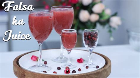 Falsa Phalsa Juice Quick Summer Drink Recipe