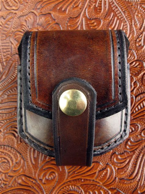 Handmade Leather Pocket Watch Pouch