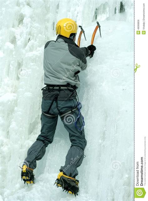 Ice Climbing The North Caucasus Stock Photo Image Of Landscape