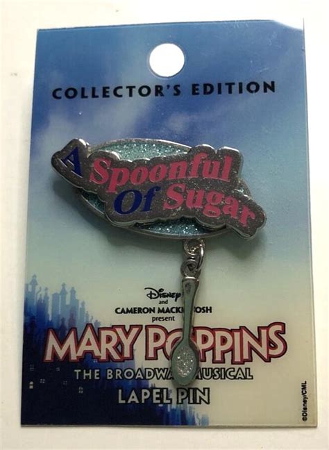 Disney MARY POPINS Spoonful of sugar-Broadway Play Trading Pin | #4695059721