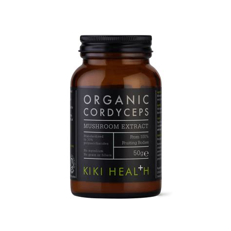 Kiki Health Organic Cordyceps Mushroom Extract Powder 50g Approved