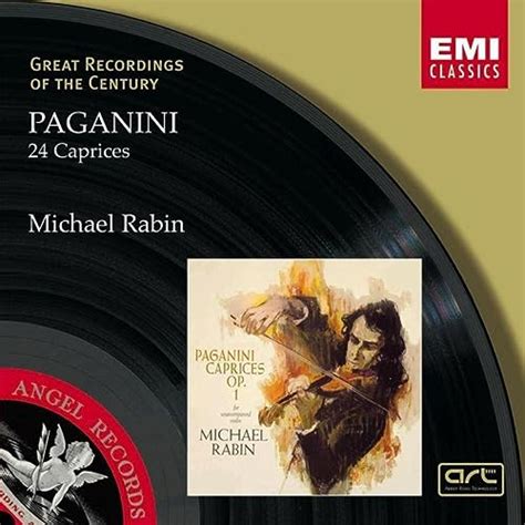 Paganini Caprices For Solo Violin De Michael Rabin Sur Amazon Music