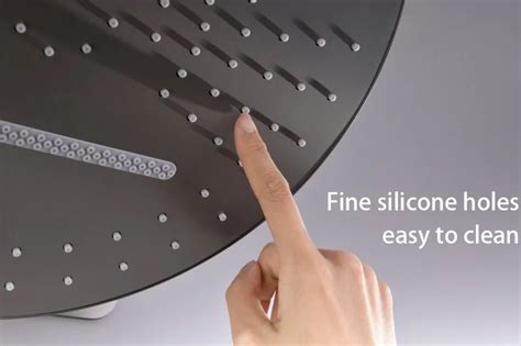 Simple Concealed Wall Mounted Hot And Cold Thermostatic Shower Set Multifunction Digital Display