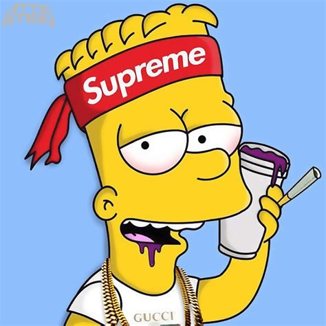 [100+] Supreme Bart Simpson Wallpapers | Wallpapers.com