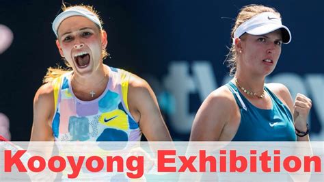 Donna Vekic Vs Linda Fruhvirtova Kooyong Exhibition Youtube