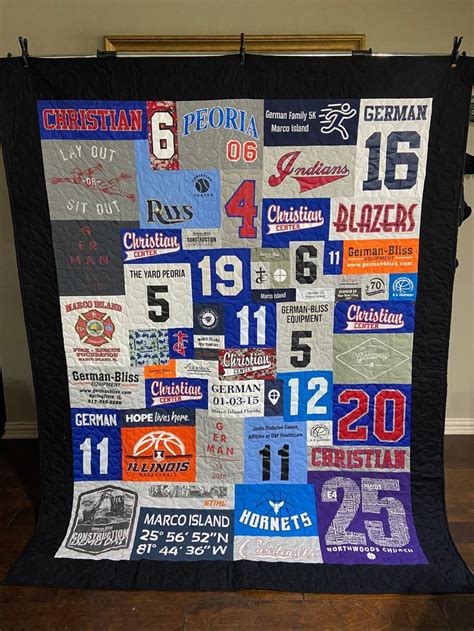 T Shirt Quilts Custom Memory Quilt Custom Order Quilt You Pick Size