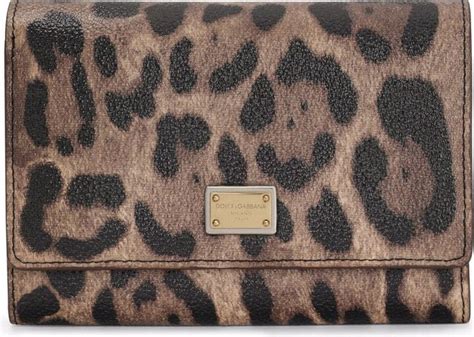 Dolce Gabbana Leopard Print Crespo Bifold Wallet ShopStyle