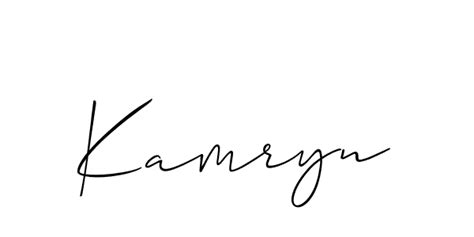 75 Kamryn Name Signature Style Ideas Creative Esignature