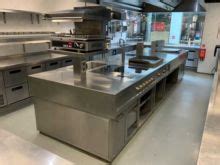 Used Stainless Steel Induction Cooking And Baking Islands For Sale